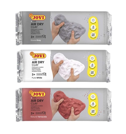 Jovi Air Dry Clay – Pastilla de Pasta para Modelar 500 g