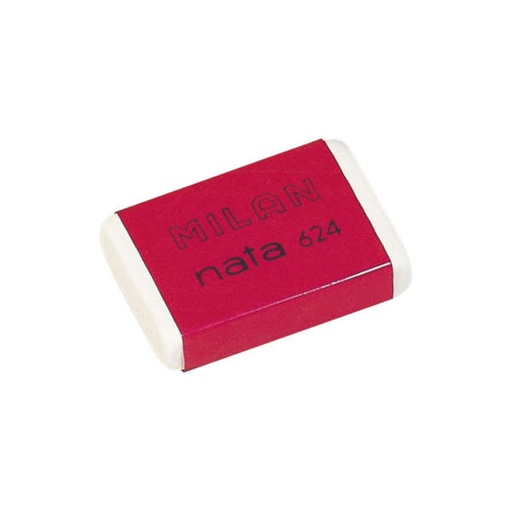 [MEMIL0012] Goma de borrar Nata Milan 624