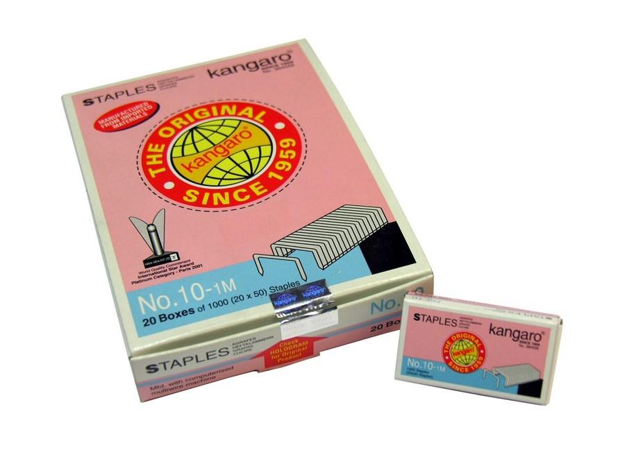 CAJA DE 1000 GRAPAS GALVANIZADAS KANEX Nº 10 KANGARO Ref. 685278