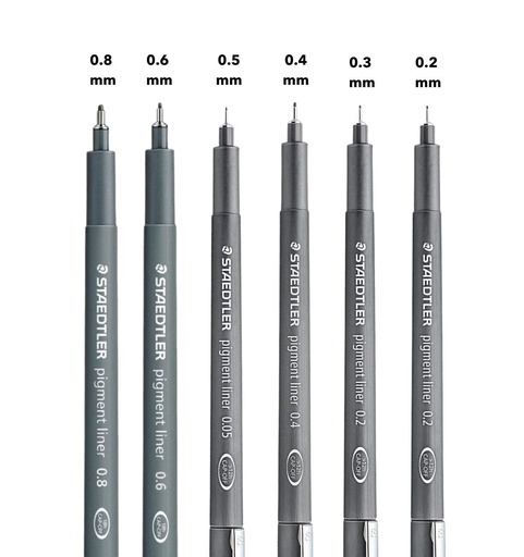 Rotulador Calibrado Negro Staedtler