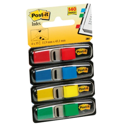 [MO3MM00310] Banderitas adhesivas Post-it – blíster 4 colores[683-4] 