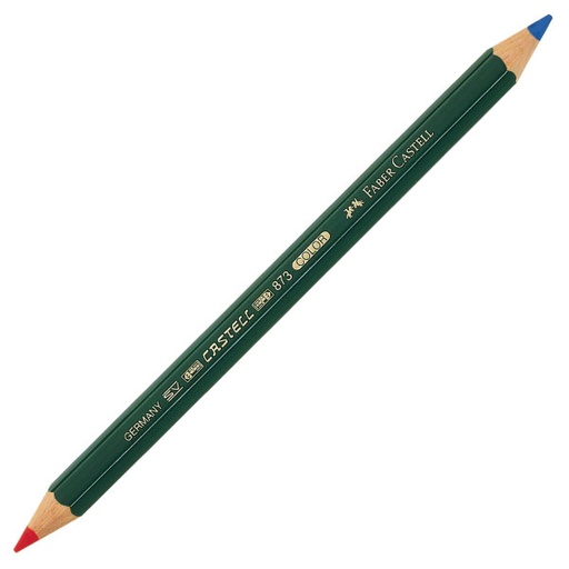 [MOFCT0006] Lápiz bicolor grueso Faber‑Castell 873 – azul/rojo*[117500] 