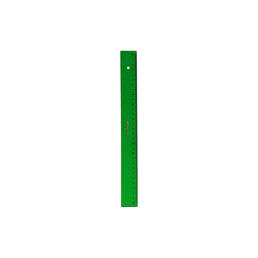 [MOFCT0025] Regla Faber‑Castell – verde, graduada, 30 cm[813] 