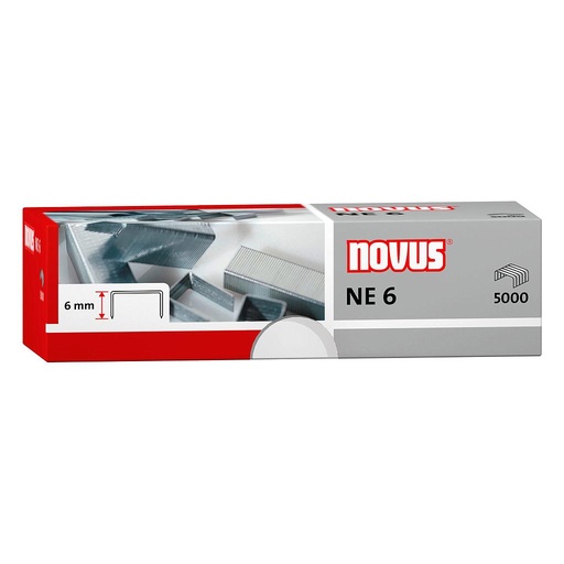 [MONOV0054] Grapas galvanizadas Novus NE 6 Super – 5000 uds[042-0001] 