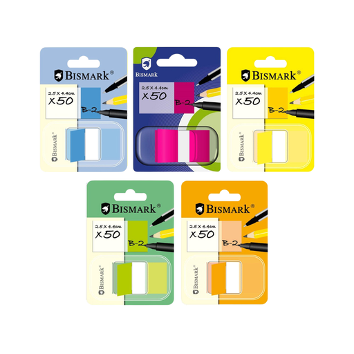 Banderitas adhesivas Bismark – blíster 50 uds