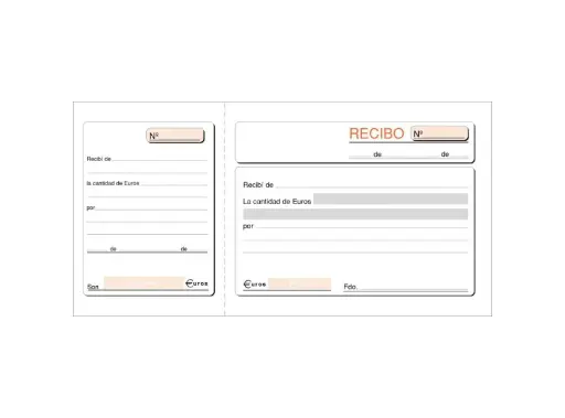 [TLDQA0012 - 090393] Talonario recibos con matriz T-16[001375] 