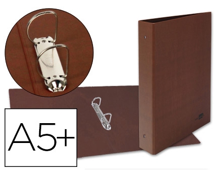 [ADT091322] Carpeta cartón cuero cuarto Uni – 2 anillas, 25 mm[91322] 