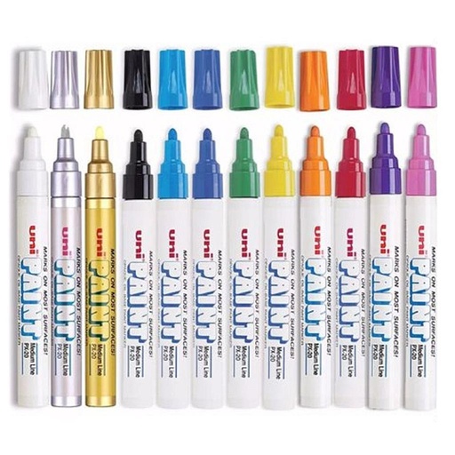 Rotulador permanente Uni‑ball PX‑20 – tinta de aceite, punta cónica