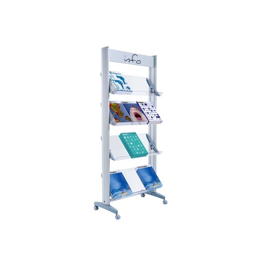 [ADT942710] Expositor móvil tipo revistero Paperflow XL – 12 A4[35] 