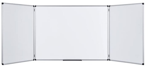 [ADT946894] Pizarra blanca tríptica Bi‑Office – 100×150 cm[TR03030207170] 