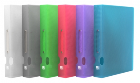 [ADT948289] Carpeta A4+ polipropileno translúcido Elba Hawai - 2 anillas, 25 mm [400034839 / 100201749] 