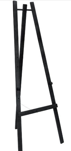 [ADT949721] Caballete de madera – negro, 165 cm[EZL-BL-165] 