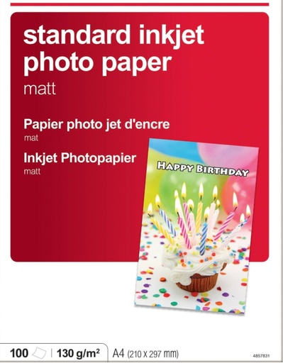 [ADTD4857831] Papel fotográfico A4 OFD – 130 g, 100 H[ODPH-001] 