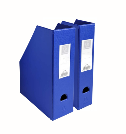 Revistero Exacompta – azul, PVC