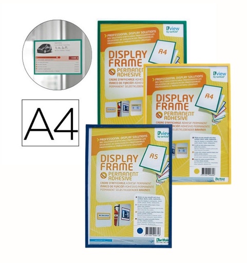 Marco de identificación Tarifold A4