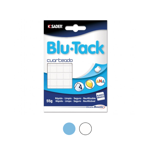 Masilla adhesiva Blu-Tack