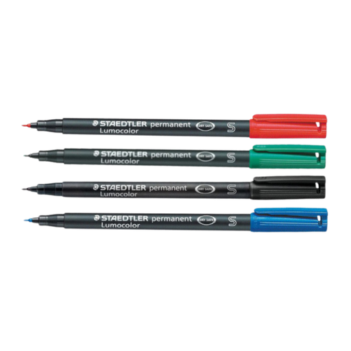 Rotulador Permanente Staedtler Lumocolor Punta S – Trazo 0,4 mm