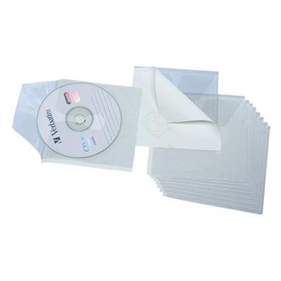 [ARGPL01720 - 067064] Pack de 10 Fundas Adhesivas para CD/DVD Polipropileno 110 micras Grafoplás Ref. 13700000[13700000] 