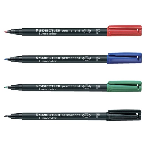 Rotulador permanente Staedtler Lumocolor – punta F