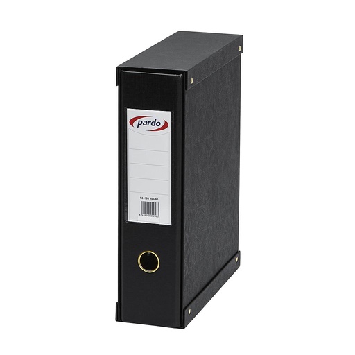 [ARPAR00712] Módulo archivador de palanca folio Pardo – lomo ancho 70 mm, negro, cartón rígido[924101] 