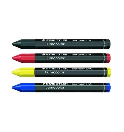 Ceras permanentes Staedtler Lumocolor Omnigraph - Caja de 12