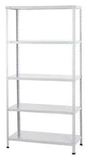 [CMCSR0047] Estantería metálica 5 estantes – 180×90×40 cm, máx. 80 kg por estante[300001] 