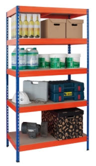 [CMCSR0048] Estantería Metálica de 5 Estantes (192x100x50cm) – Máx. 300 KG/Estante – Ref. 58566 [58566] 