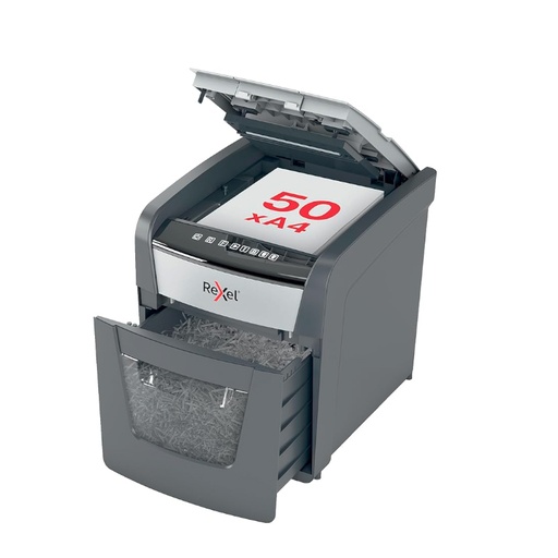 [DPREX00165] Destructora automática Rexel Optimum AutoFeed 50X – 50H, 20 l[2020050XEU] 