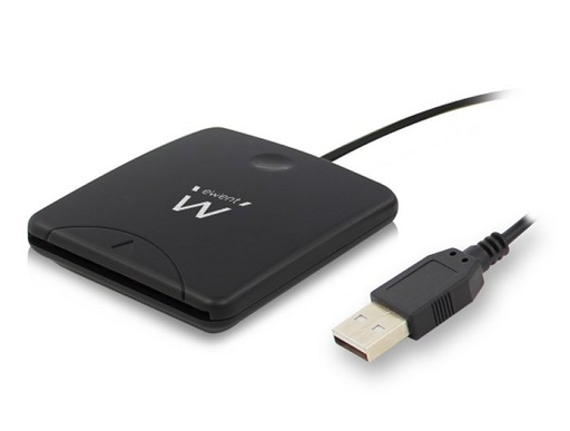 [EW1052] Lector de tarjetas Ewent EW1052 USB 2.0 – DNI, tarjeta sanitaria