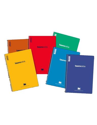 [MEDSV0258] Cuaderno Cuarto Tauroextra – Cuadrícula 4×4, 80 Hojas, 60 g, Tapa Dura Natural, Encuadernación en Espiral[3585] 