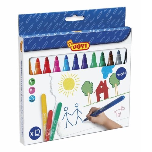 [MEJOV0127 - 012697] Rotuladores Jovi Maxi - Caja de 12 uds[1712] 