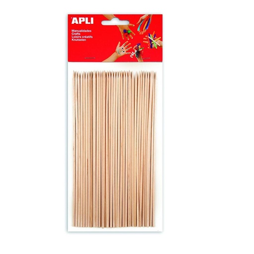 [MEVAR04574 - 012471] Palos Morunos Redondos Apli 200x3 mm – Bolsa de 50 Unidades – Ref. 13483[13483] 