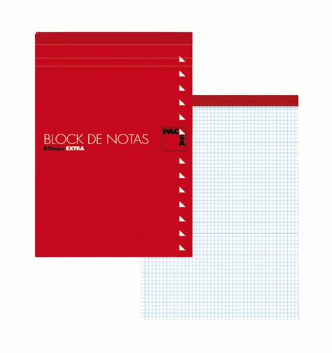 Bloc de notas folio – cuadrícula 4×4