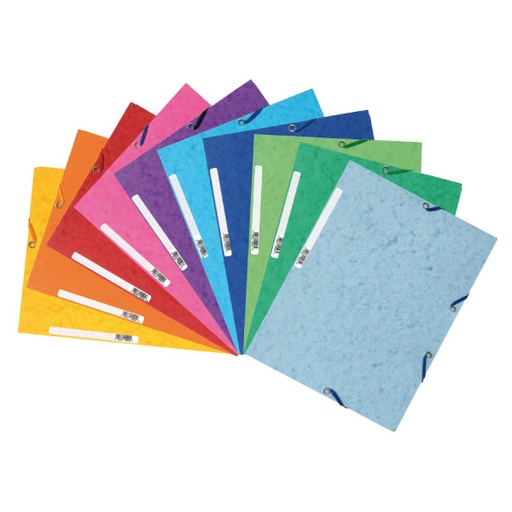[MOEXA0036] Carpetas de cartón 22×32 cm Nature Future – colores surtidos, con gomas y 3 solapas, 400 g, pack 10 uds[55510E] 