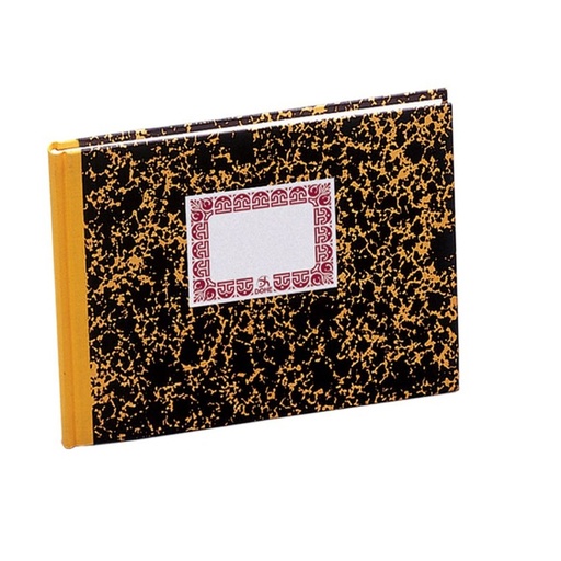 [MOMRI00481 - 090179] Libro contable cuarto apaisado – tapa cartoné[09963] 