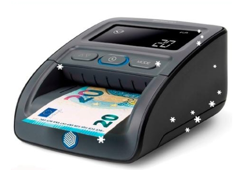 [MOSAF0007] Detector de billetes falsos Safescan 155S – color negro[112-0668] 