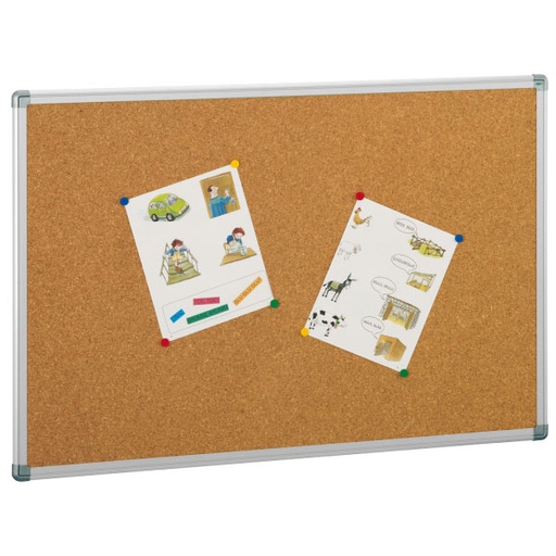 [PZFAI00173] Tablero de Corcho Faibo con Marco de Aluminio – 100 cm x 200 cm[601-5] 