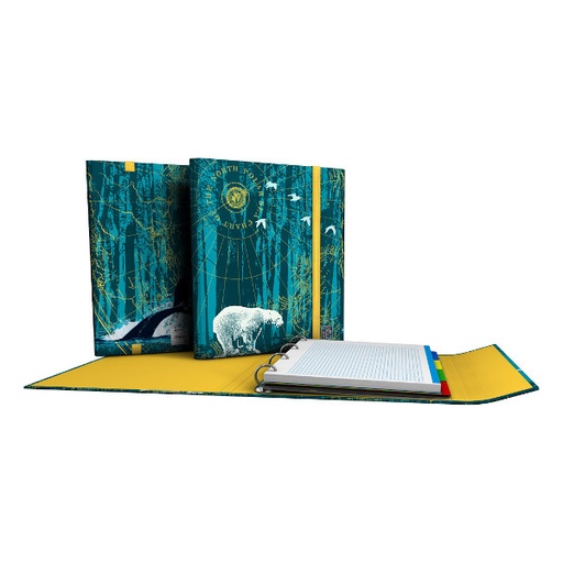 [RGGPL0114] Carpeta archivador A4 CarpePlús North Polar – 25 mm, 4 anillas[88212650] 