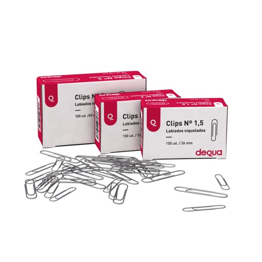 Caja 100 Clips Labiados - Dequa