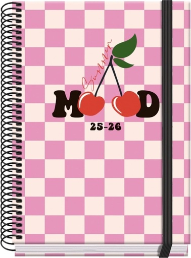 [DGDOH52042] Agenda escolar A6 curso 2025/2026 Dohe - Cherry[52042] 