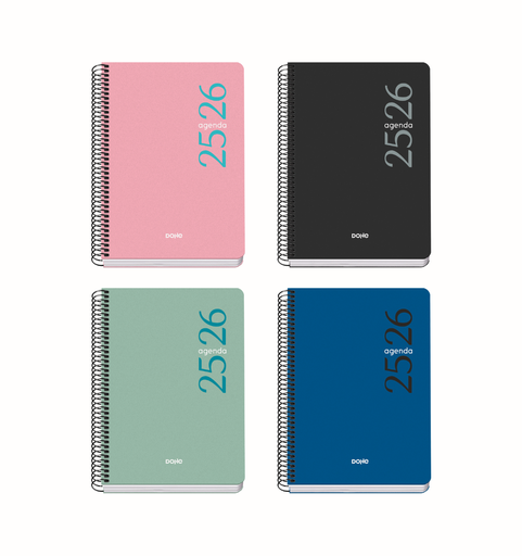 Agenda escolar A5 curso 2025/2026 Dohe – Esencial Basic