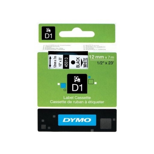 Cinta rotuladora Dymo D1 – 12 mm × 7 m