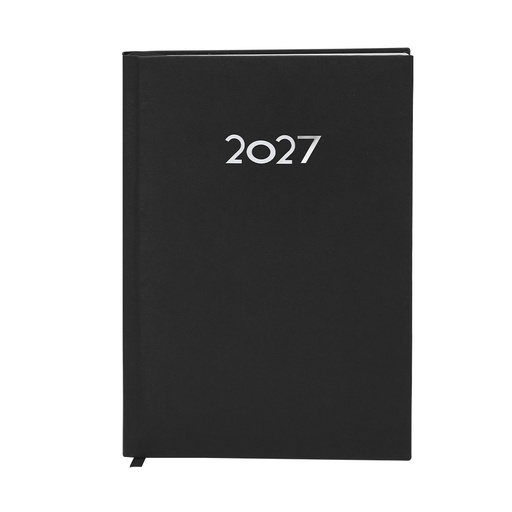 [DGVAR00041] AGENDA BASIC 15X21 D/PAG  COLOR NEGRO AÑO 2027[21287] 