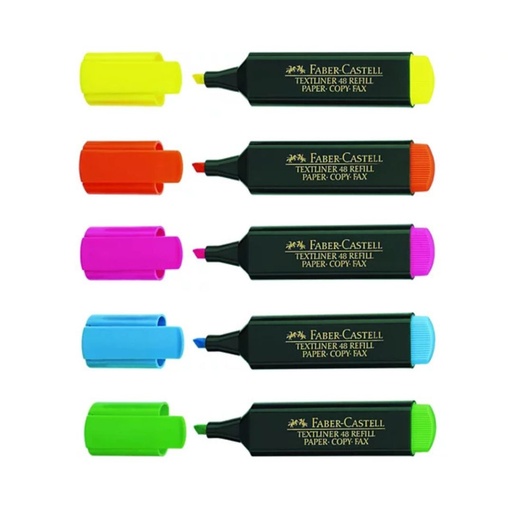 Marcador fluorescente Faber‑Castell Textliner 48 – punta biselada