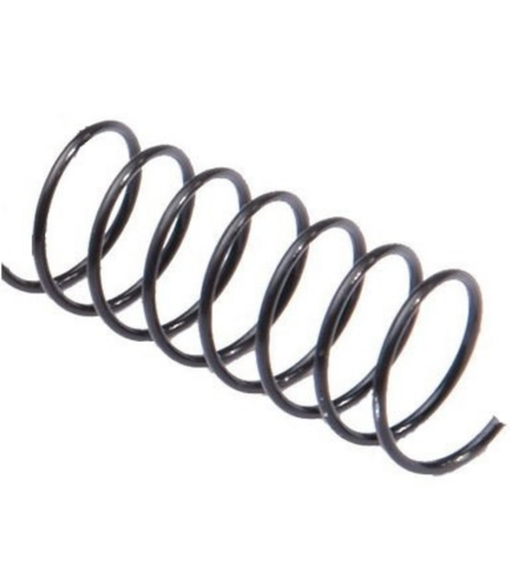 Espiral alambre paso 64 5:1 – negro