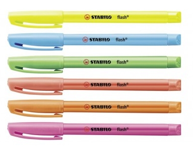 STABILO Marcador fluorescente Flash Trazo 1-3.5 mm Punta biselada salmón 555/40-