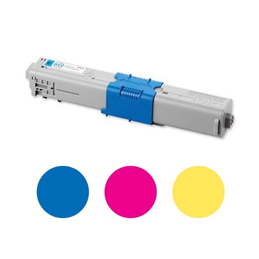 Tóner Oki C310/C510/MC351/MC361 – color, compatible