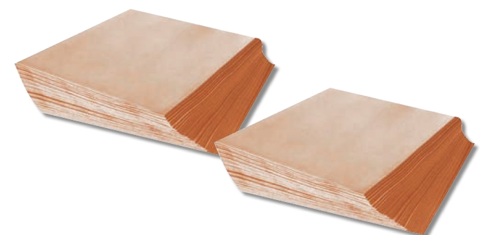 PACK de 100 Servilletas biodegradables 20x20cm Kraft 29777 R.720004
