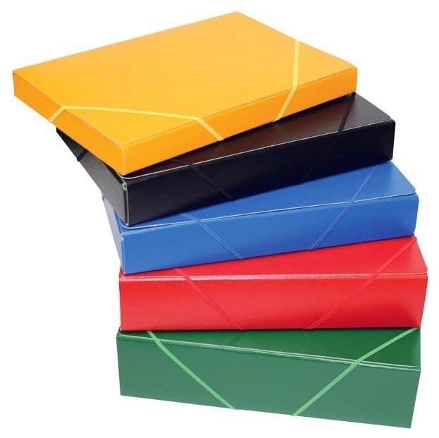 CARPETA PROYECTO CARTON GOFRADO LOMO 3 CM NEGRO Ref. 2203NE