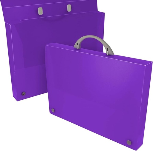 [PY01846] Maletín portadocumentos Colorgraf polipropileno – Violeta